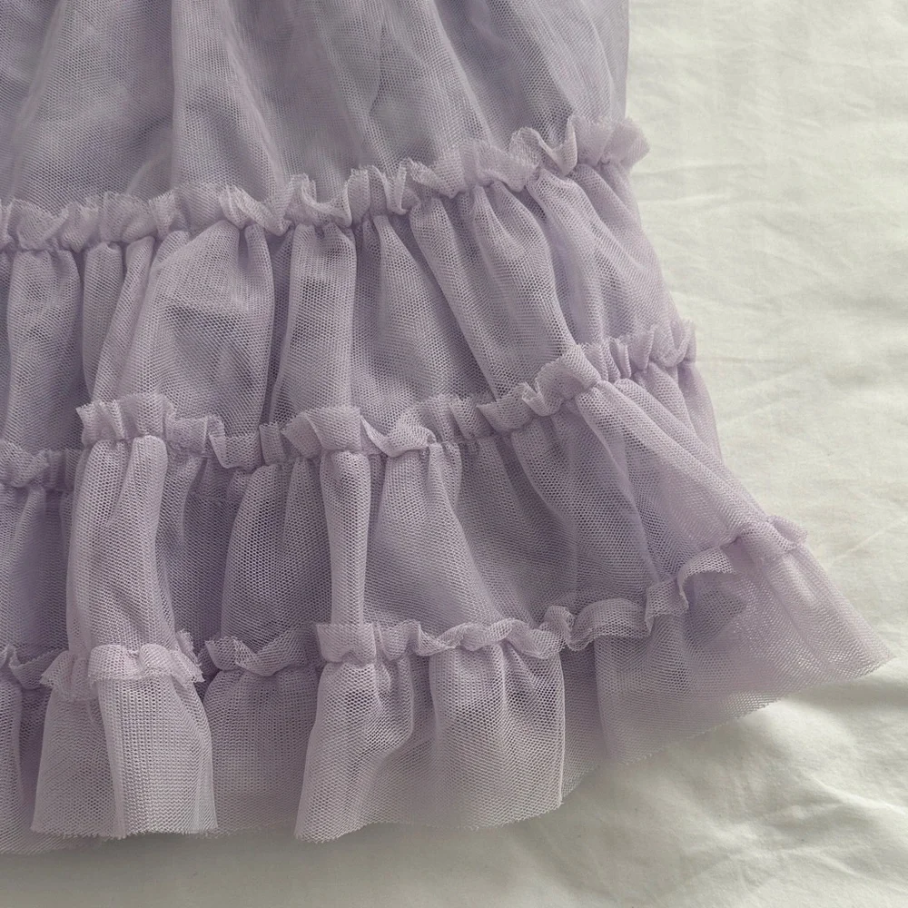 GAP Lavender Ruffle Sleeveless Dress 12-18 months